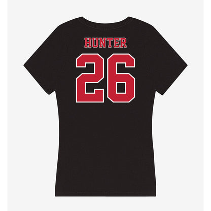 UW River Falls - NCAA Women's Lacrosse : Mia Hunter - Women's V-Neck T-Shirt-1
