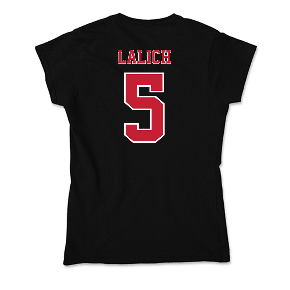 UW River Falls - NCAA Men's Soccer : Ilya Lalich - Soft Style Women’s T-Shirt-1