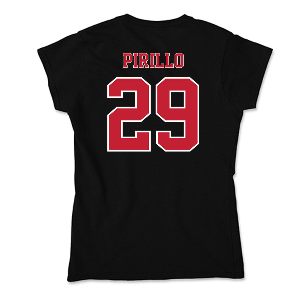 UW River Falls - NCAA Men's Soccer : Daniel Pirillo - Soft Style Women’s T-Shirt-1