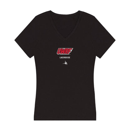 UW River Falls - NCAA Women's Lacrosse : Piper Perron - Women's V-Neck T-Shirt-0
