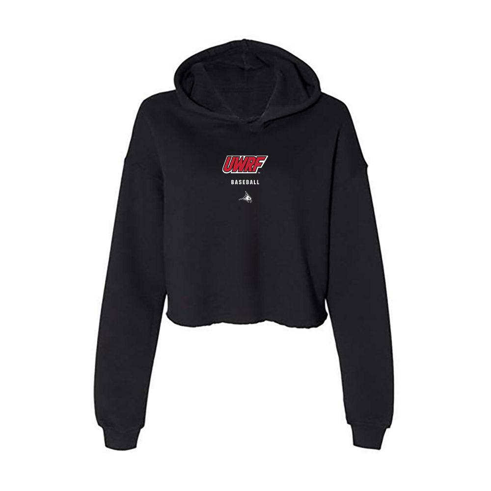 UW River Falls - NCAA Baseball : Caydon Lomas - Women's Crop Fleece Hoodie-0