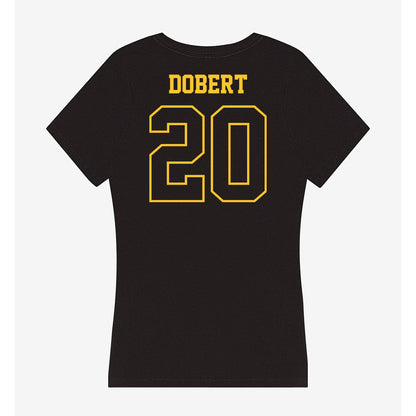 Northern Michigan - NCAA Football : Noah Dobert - Women's V-Neck T-Shirt-1