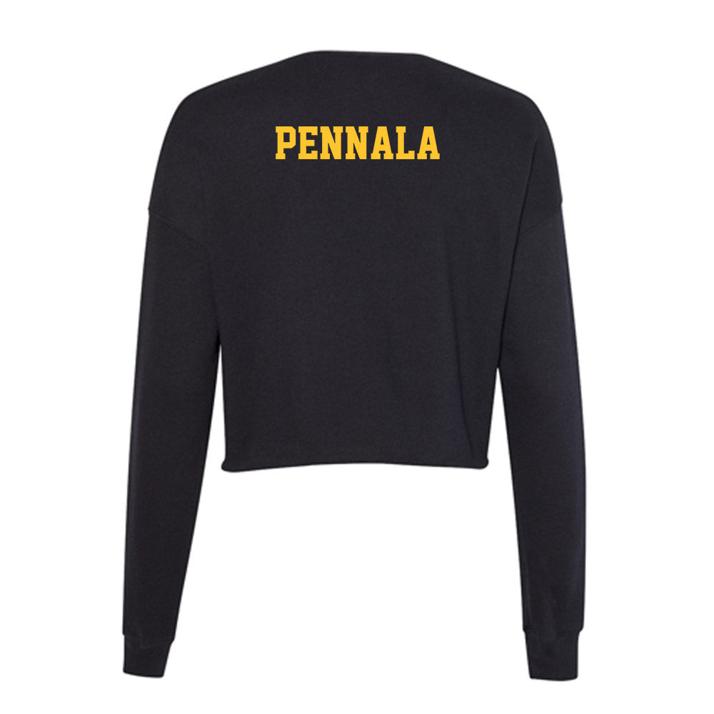 Northern Michigan - NCAA Men's Golf : Levi Pennala - Women's Cropped Crew Fleece-1