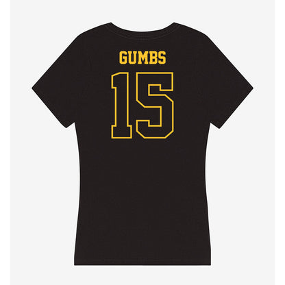 Northern Michigan - NCAA Men's Soccer : Davian Gumbs - Women's V-Neck T-Shirt-1