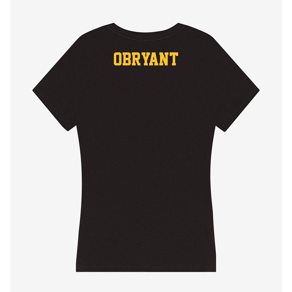 Northern Michigan - NCAA Football : Braxton OBryant - Women's V-Neck T-Shirt-1