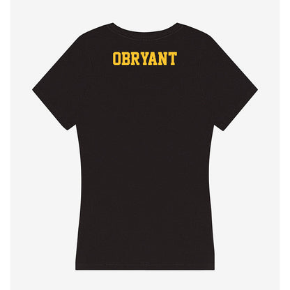Northern Michigan - NCAA Football : Braxton OBryant - Women's V-Neck T-Shirt-1