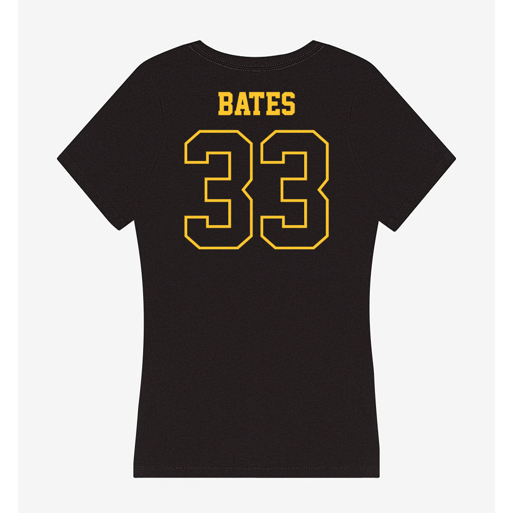 Northern Michigan - NCAA Women's Basketball : Ava Bates - Women's V-Neck T-Shirt-1