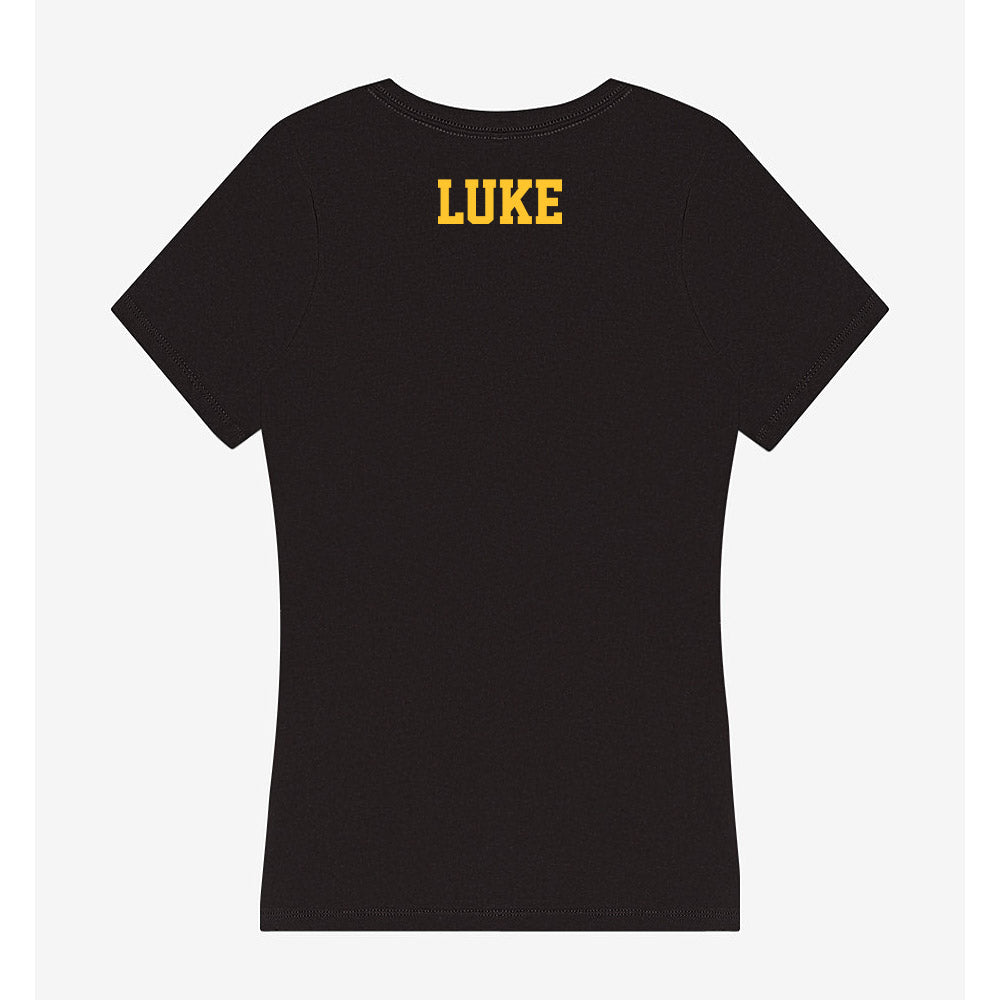 Northern Michigan - NCAA Women's Golf : Abigail Luke - Women's V-Neck T-Shirt-1