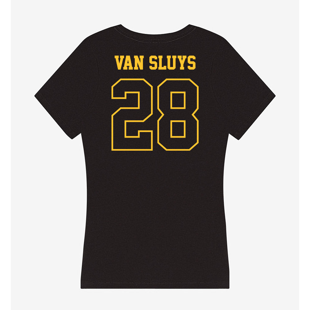Northern Michigan - NCAA Football : Tyler Van Sluys - Women's V-Neck T-Shirt-1