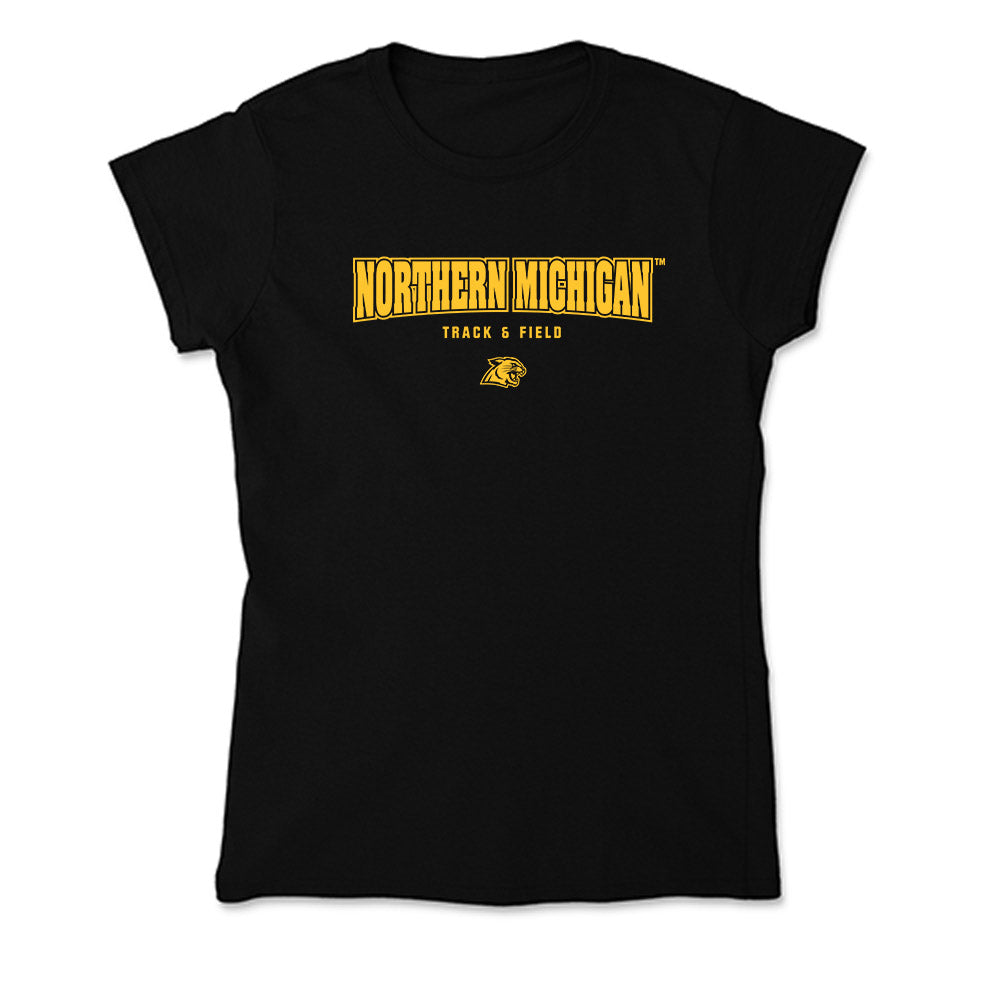 Northern Michigan - NCAA Women's Track & Field : Meadow Ptak - Soft Style Women’s T-Shirt-0