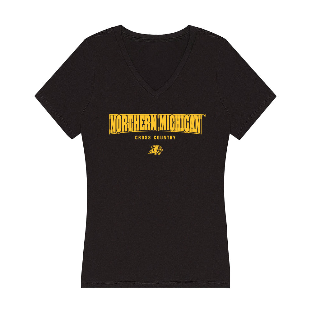 Northern Michigan - NCAA Women's Cross Country : Ashley Choponis - Women's V-Neck T-Shirt-0