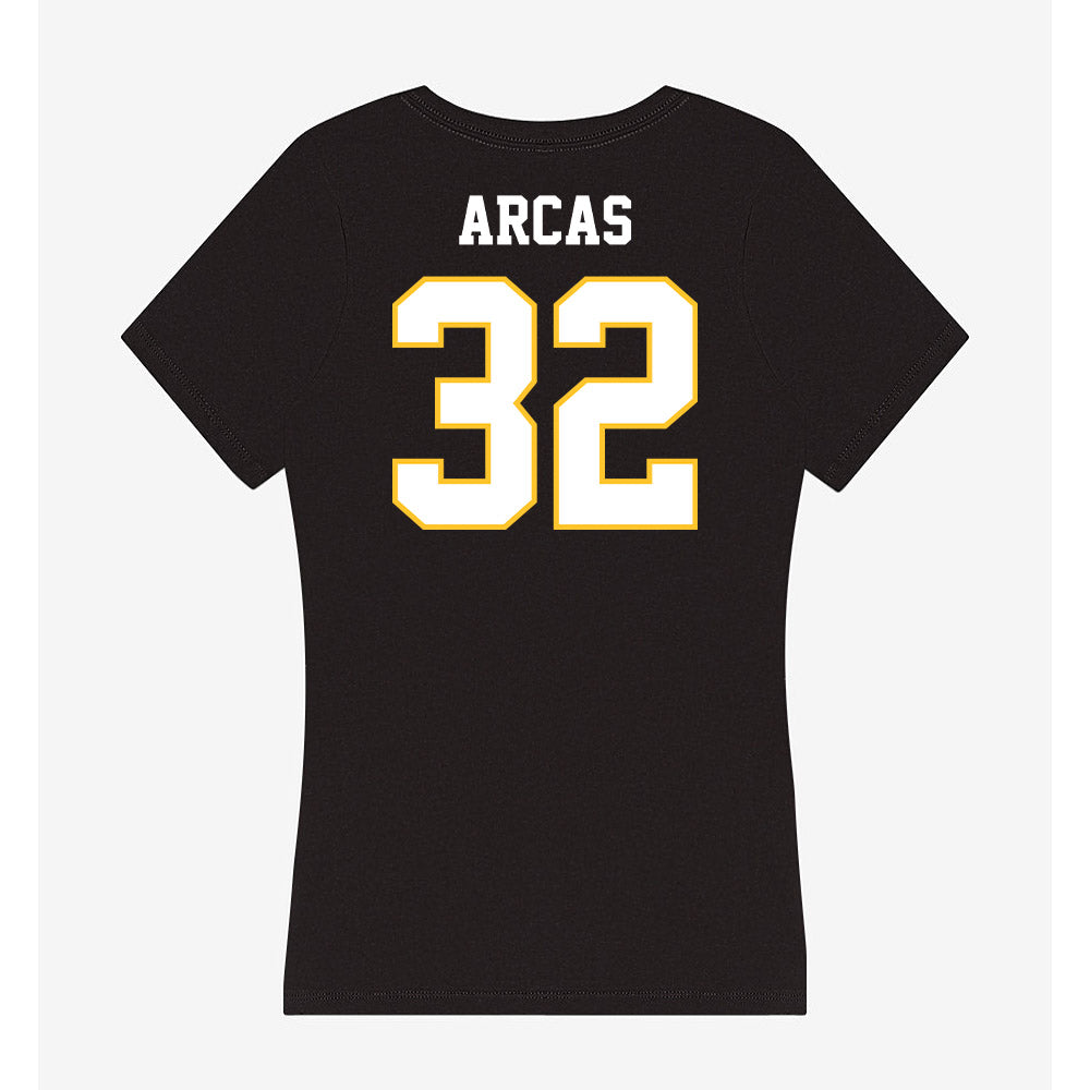 PLU - NCAA Men's Soccer : Noah Arcas - Women's V-Neck T-Shirt-1