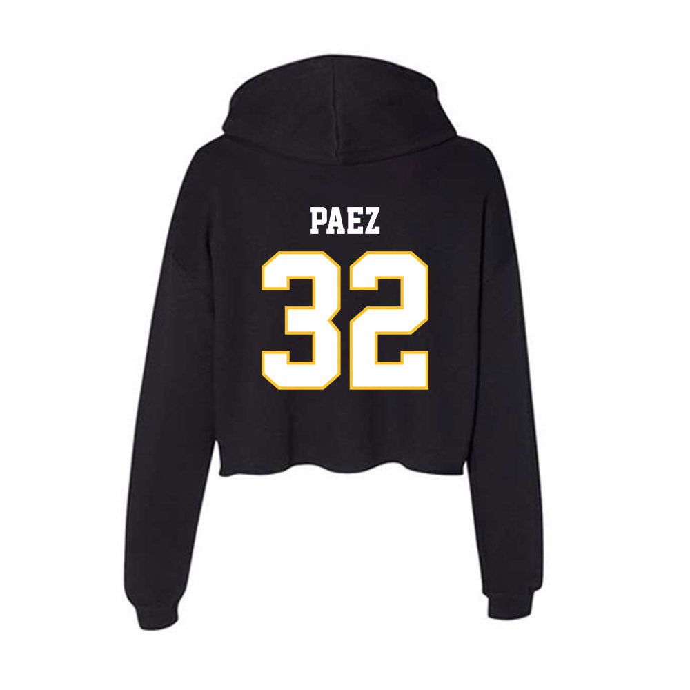 PLU - NCAA Football : Jaiden Paez - Women's Crop Fleece Hooded Sweatshirt-1