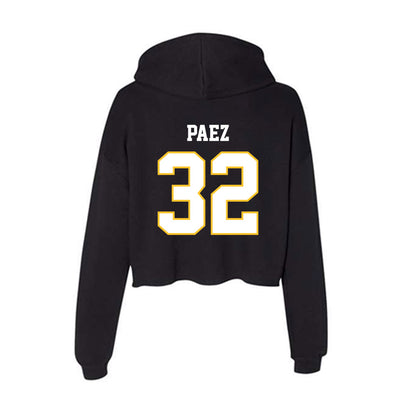 PLU - NCAA Football : Jaiden Paez - Women's Crop Fleece Hooded Sweatshirt-1