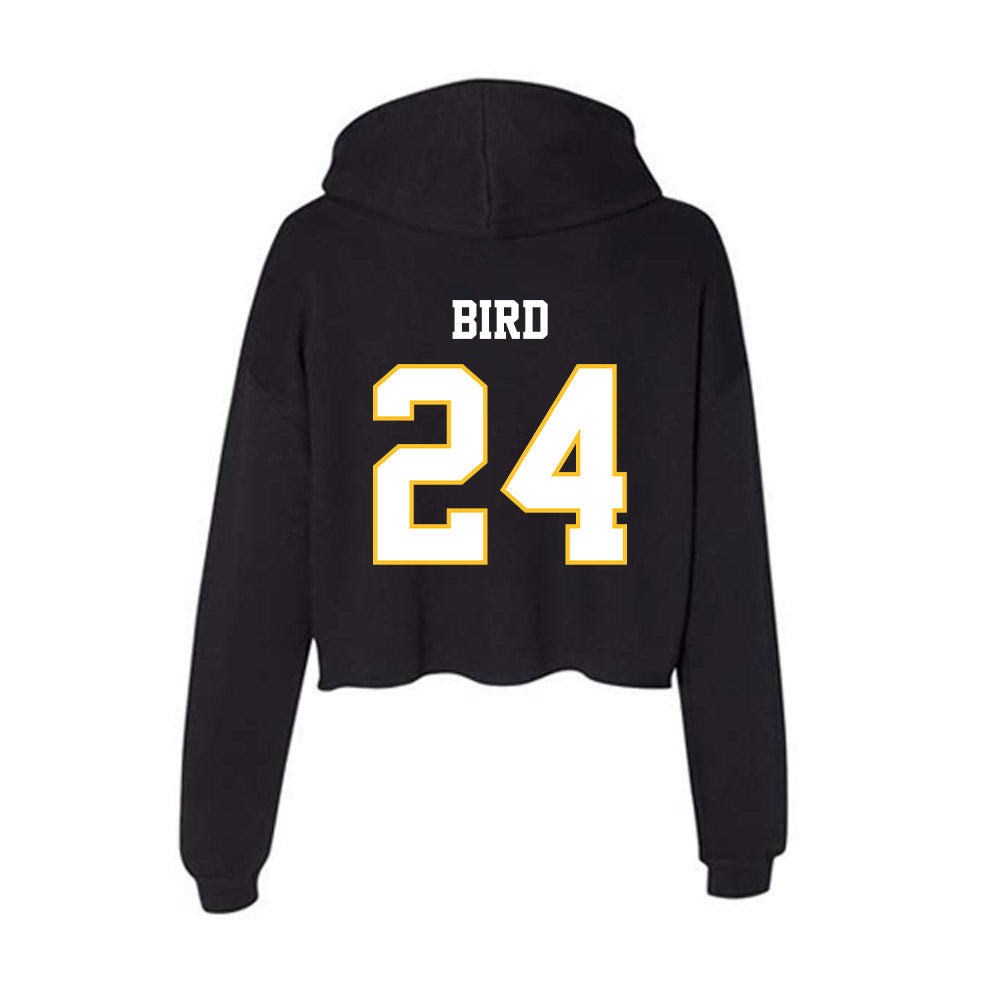 PLU - NCAA Football : Garrett Bird - Women's Crop Fleece Hoodie-1