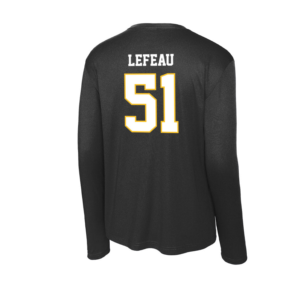 PLU - NCAA Football : Toby Lefeau - Activewear Long Sleeve T-Shirt-1