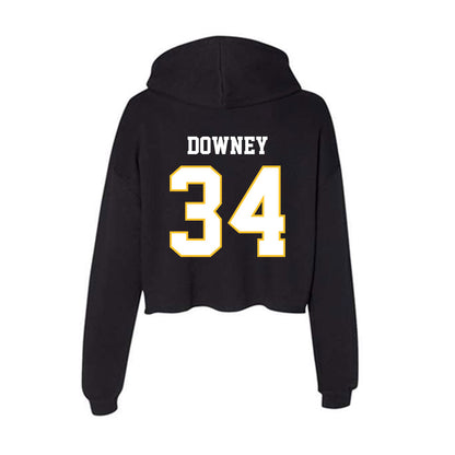 PLU - NCAA Football : Landen Downey - Women's Crop Fleece Hoodie-1