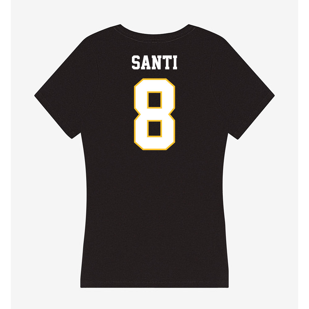 PLU - NCAA Football : Preston Santi - Women's V-Neck T-Shirt-1