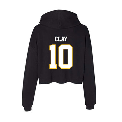 PLU - NCAA Women's Lacrosse : Mara Clay - Women's Crop Fleece Hoodie-1