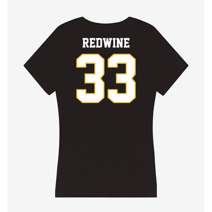 PLU - NCAA Softball : Aby Redwine - Women's V-Neck T-Shirt-1