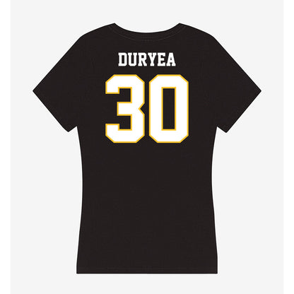 PLU - NCAA Softball : Fionna Duryea - Women's V-Neck T-Shirt-1