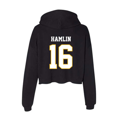 PLU - NCAA Men's Soccer : Elijah Hamlin - Women's Crop Fleece Hoodie-1