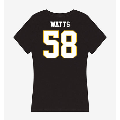 PLU - NCAA Football : Kaden Watts - Women's V-Neck T-Shirt-1