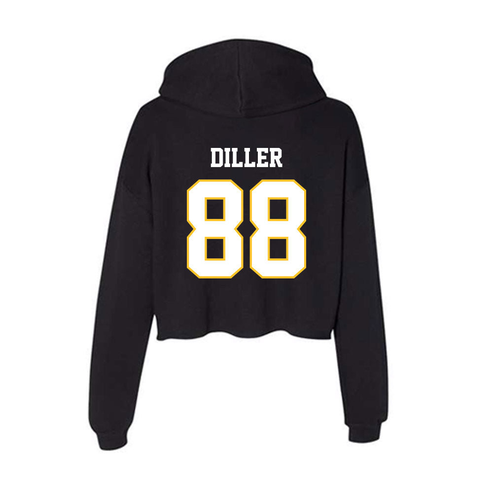 PLU - NCAA Women's Lacrosse : Kassie Diller - Women's Crop Fleece Hoodie-1
