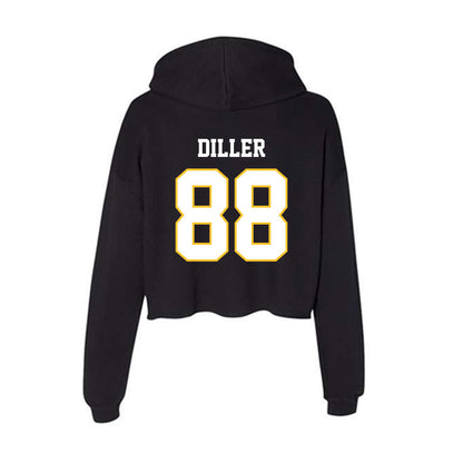 PLU - NCAA Women's Lacrosse : Kassie Diller - Women's Crop Fleece Hoodie-1