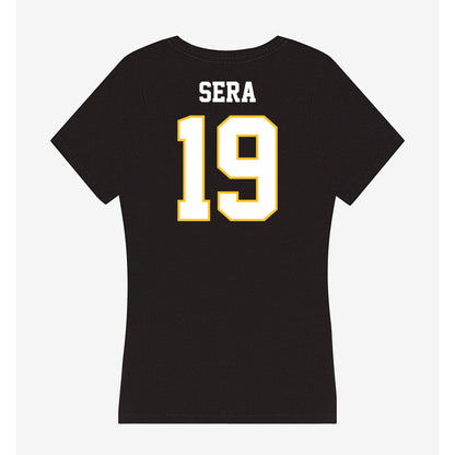 PLU - NCAA Softball : Ashlyn Sera - Women's V-Neck T-Shirt-1