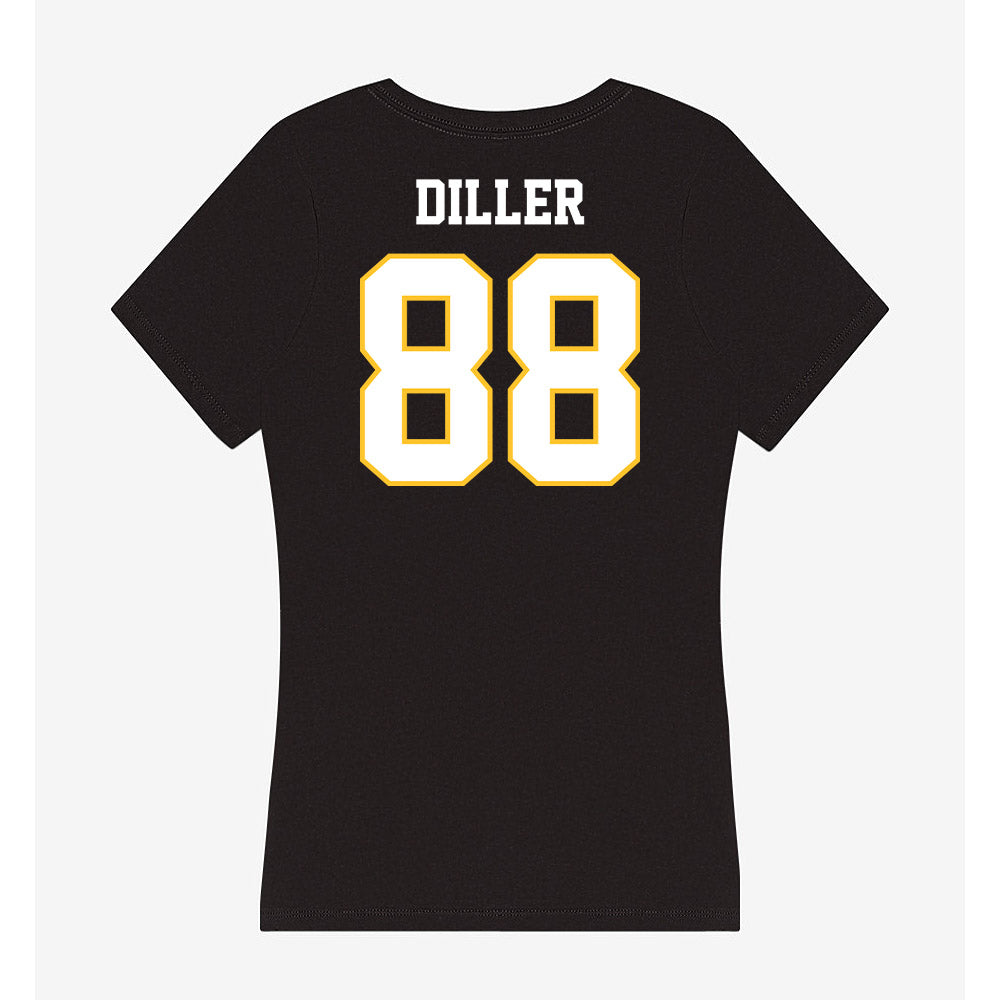 PLU - NCAA Women's Lacrosse : Kassie Diller - Women's V-Neck T-Shirt-1