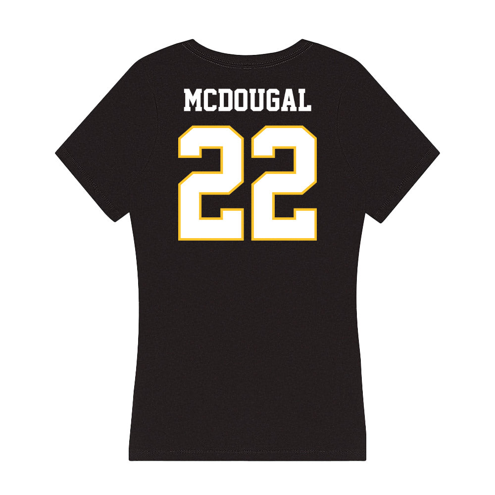 PLU - NCAA Women's Soccer : Katelyn McDougal - Women's V-Neck T-Shirt-1