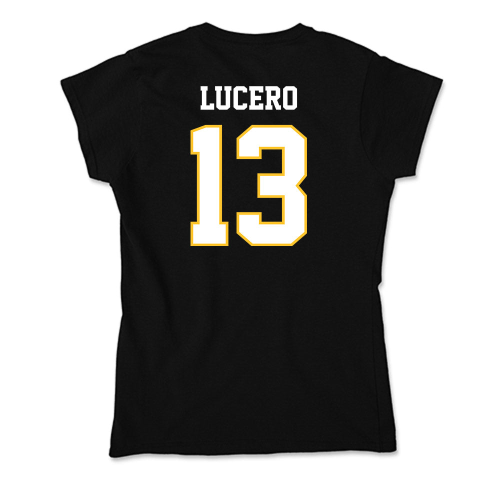 PLU - NCAA Men's Basketball : Logan Lucero - Soft Style Women’s T-Shirt-1