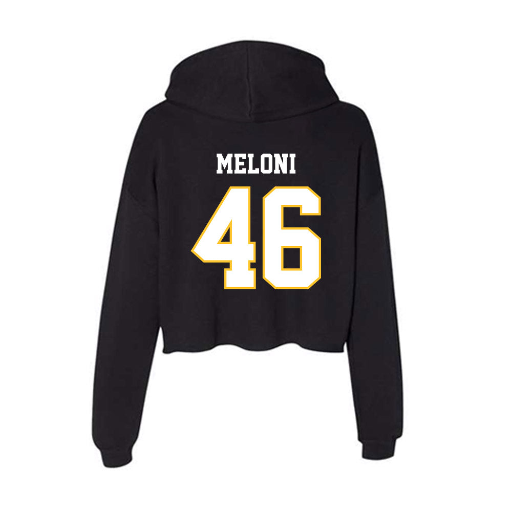 PLU - NCAA Men's Soccer : Daniele Meloni - Women's Crop Fleece Hoodie-1