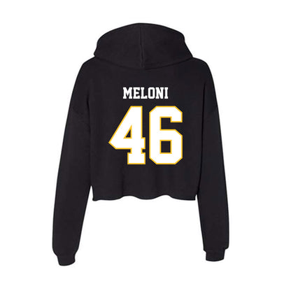 PLU - NCAA Men's Soccer : Daniele Meloni - Women's Crop Fleece Hoodie-1