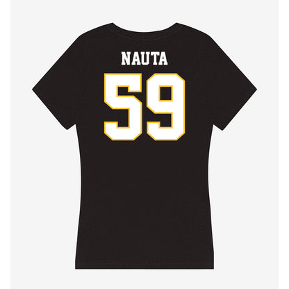 PLU - NCAA Football : Connor Nauta - Women's V-Neck T-Shirt-1
