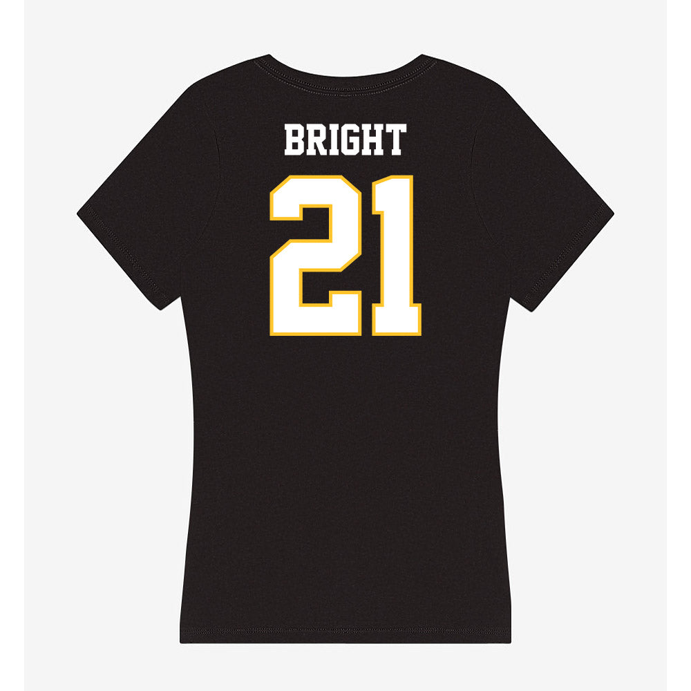 PLU - NCAA Women's Basketball : Ava Bright - Women's V-Neck T-Shirt-1