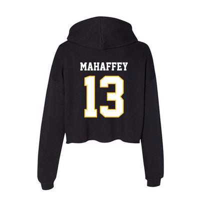 PLU - NCAA Football : Anthony Mahaffey - Women's Crop Fleece Hooded Sweatshirt-1