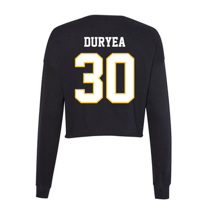 PLU - NCAA Softball : Fionna Duryea - Women's Cropped Crew Fleece-1