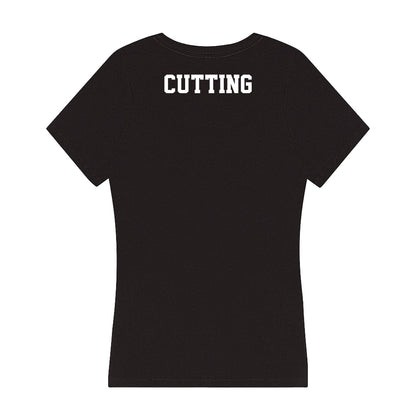 PLU - NCAA Women's Swimming & Diving : Ellie Cutting - Women's V-Neck T-Shirt-1