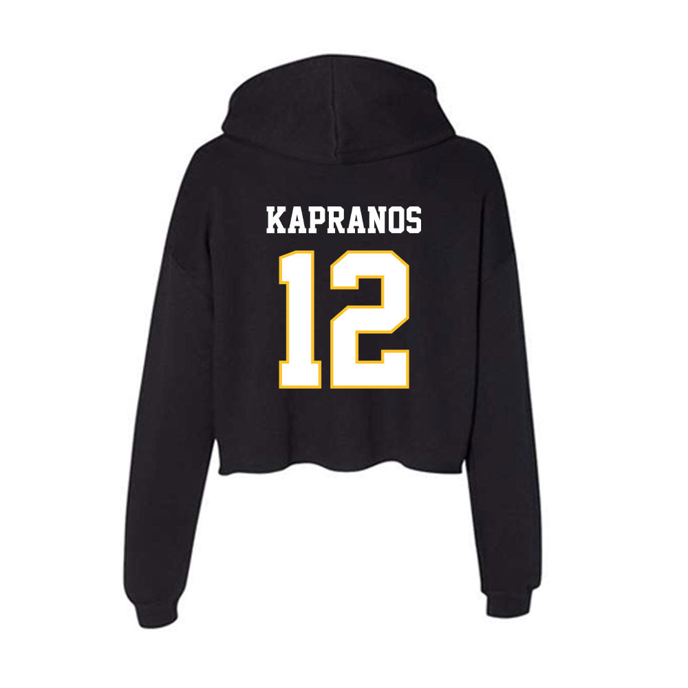 PLU - NCAA Men's Basketball : Charlie Kapranos - Women's Crop Fleece Hoodie-1