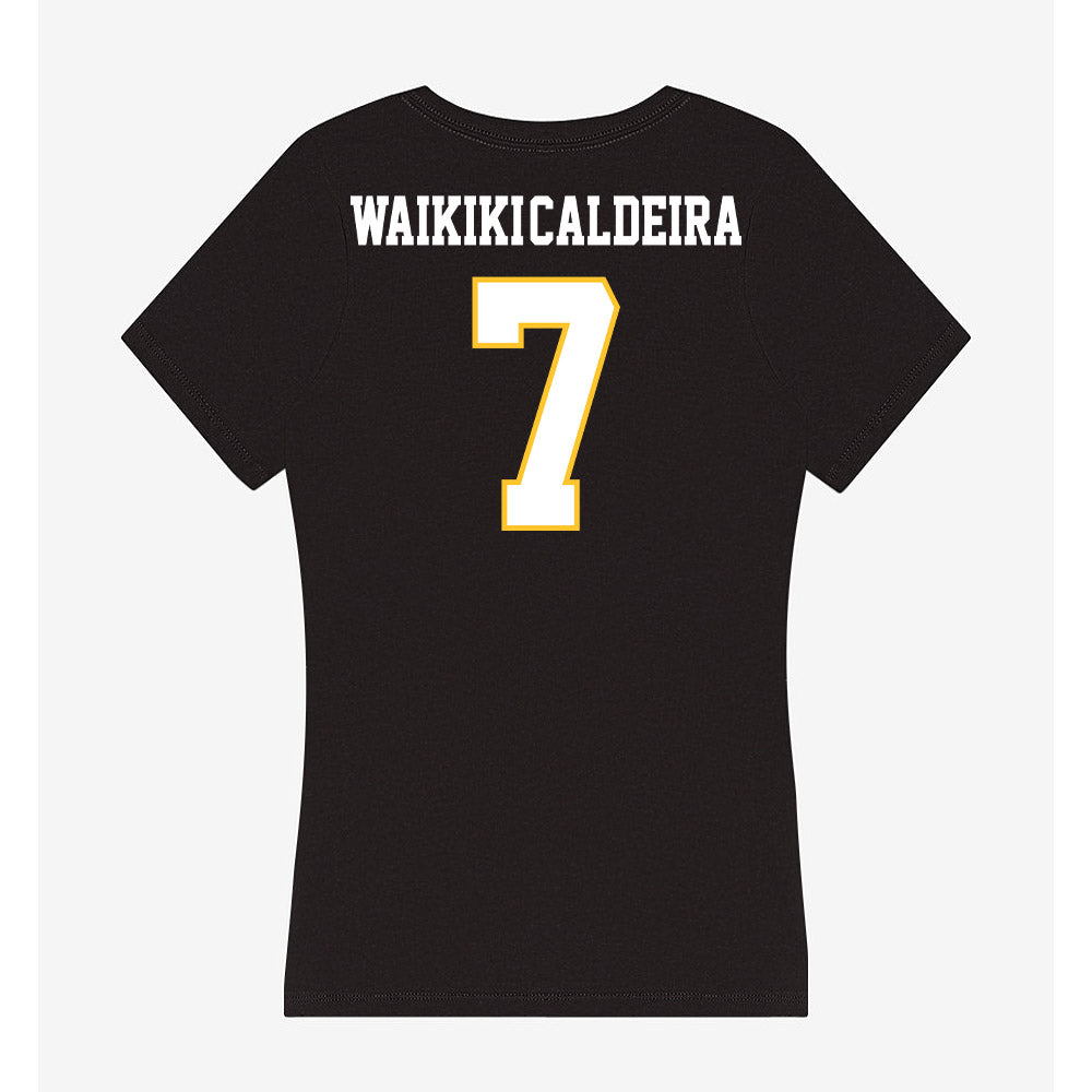 PLU - NCAA Football : Kolten Waikiki-Caldeira - Women's V-Neck T-Shirt-1