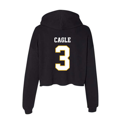 PLU - NCAA Softball : Jaimee Cagle - Women's Crop Fleece Hoodie-1