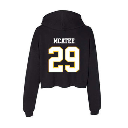 PLU - NCAA Football : Cooper McAtee - Women's Crop Fleece Hoodie-1