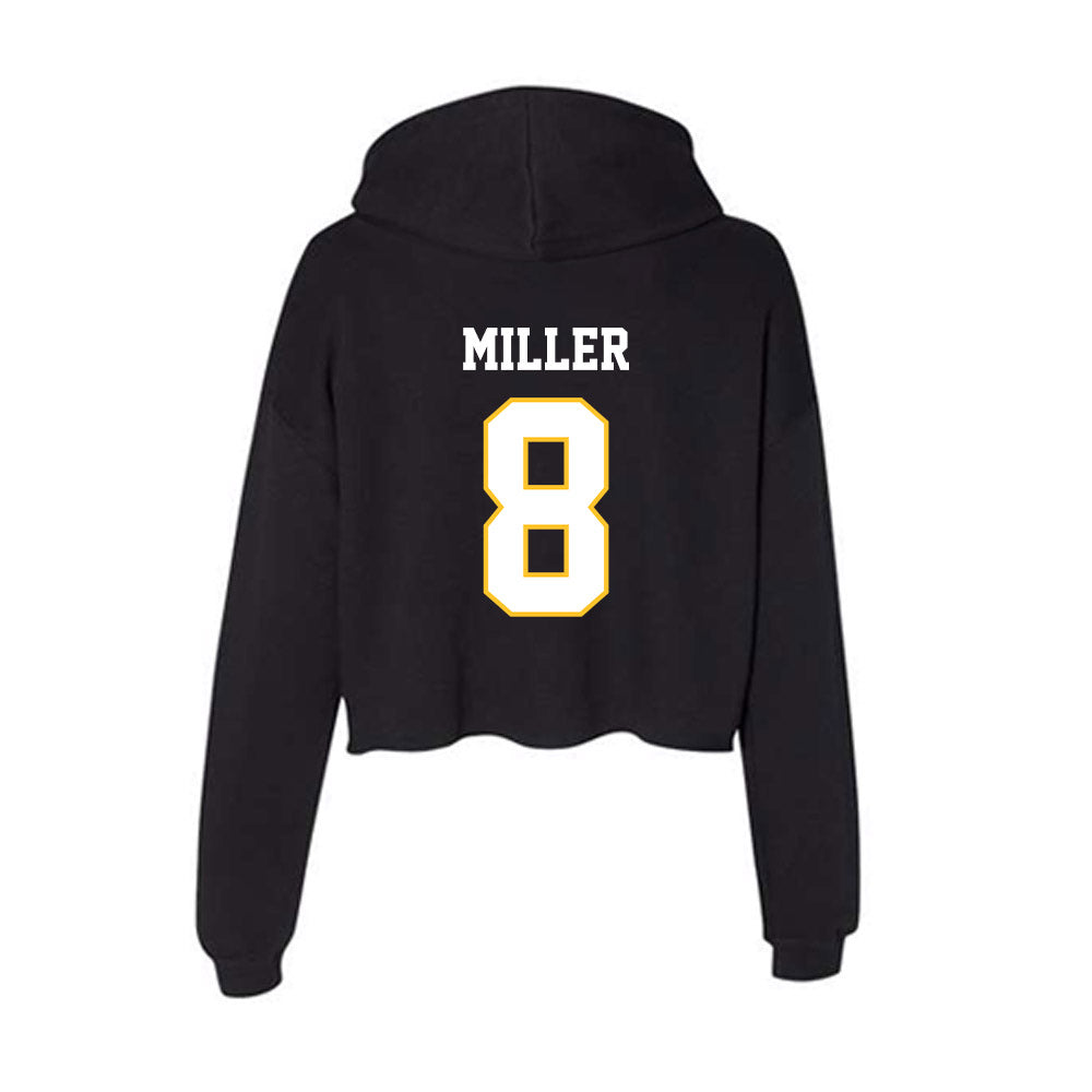 PLU - NCAA Baseball : Cole Miller - Women's Crop Fleece Hoodie-1