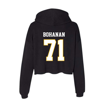 PLU - NCAA Football : Ryan Bohanan - Women's Crop Fleece Hoodie-1
