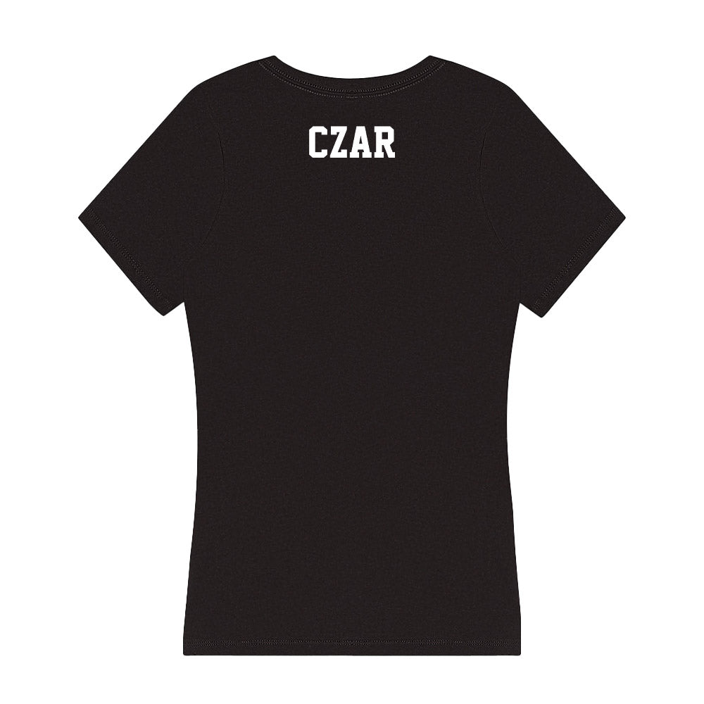 PLU - NCAA Women's Cross Country : Sophia Czar - Women's V-Neck T-Shirt-1