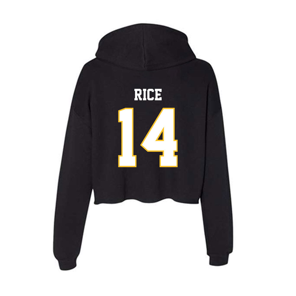 PLU - NCAA Men's Basketball : Cameron Rice - Women's Crop Fleece Hoodie-1