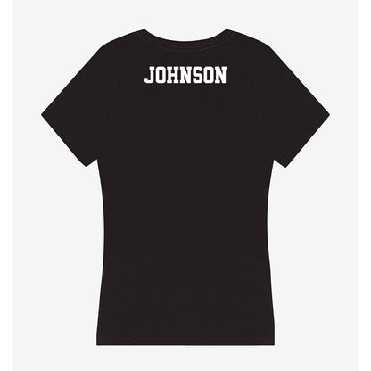 PLU - NCAA Women's Track & Field : Heather Johnson - Women's V-Neck T-Shirt-1