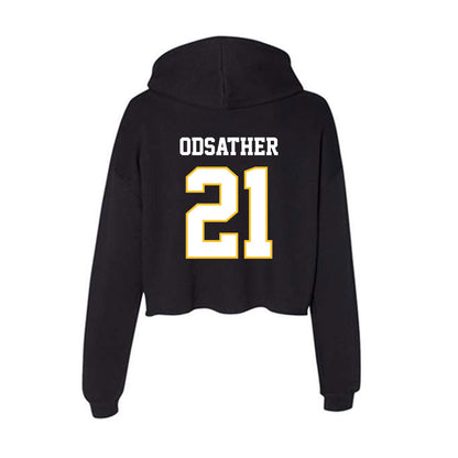 PLU - NCAA Men's Basketball : Dane Odsather - Women's Crop Fleece Hoodie-1